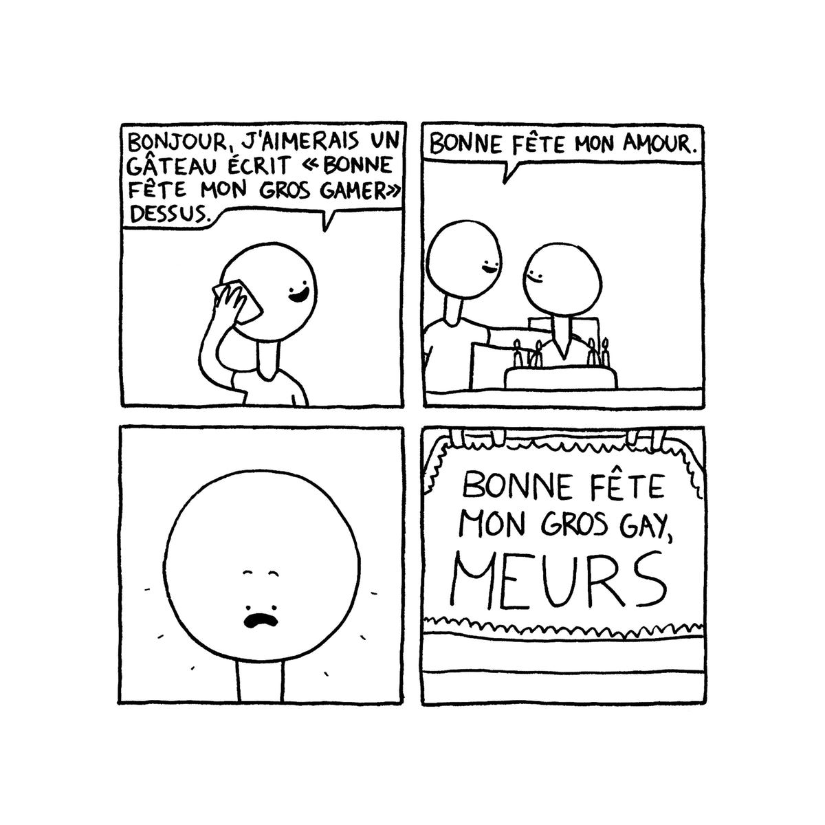 Print de "Gros gamer" (autographié)
