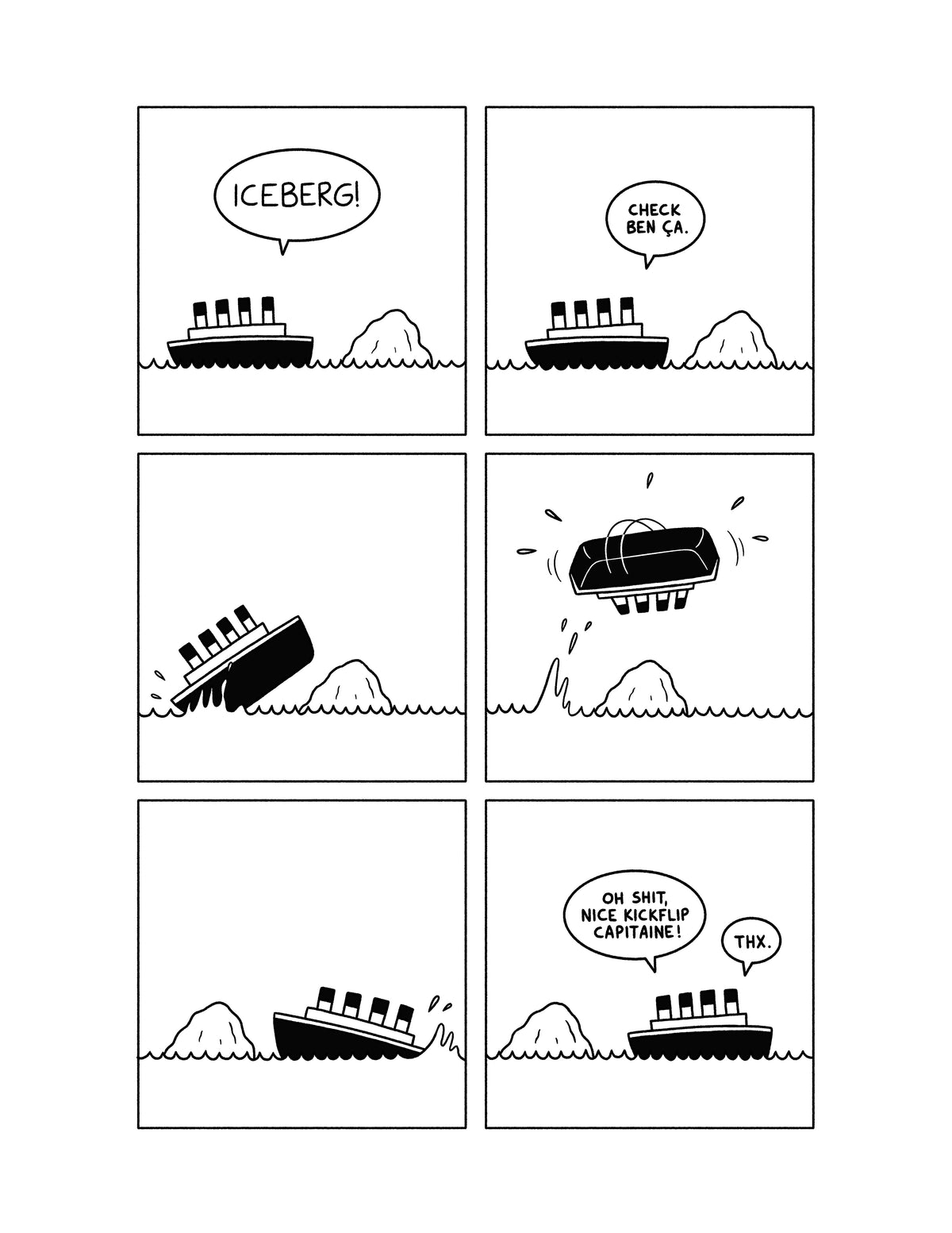 Print de "Titanic" (autographié)