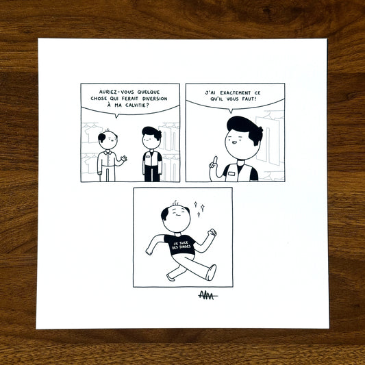 Print de "Calvitie" (autographié)