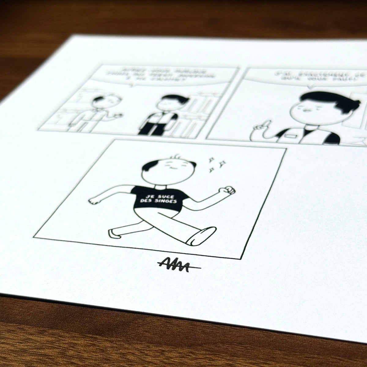 Print de "Calvitie" (autographié)