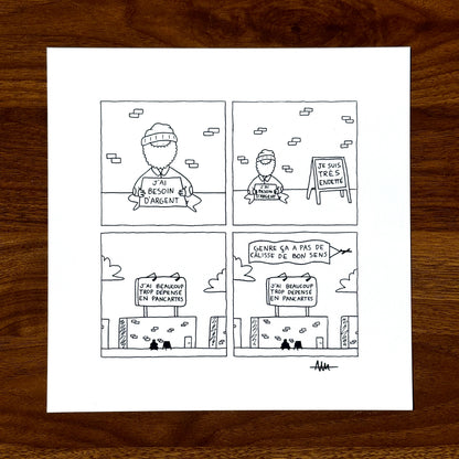 Print de "Pancartes" (autographié)