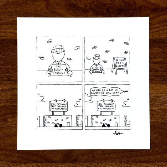 Print de "Pancartes" (autographié)