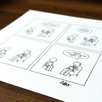 Print de "Test de Rorschach" (autographié)