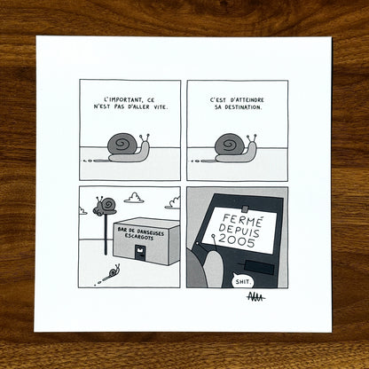 Print de "Escargot" (autographié)