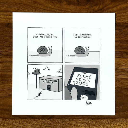 Print de "Escargot" (autographié)