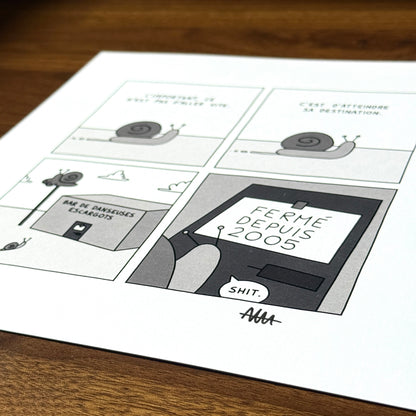 Print de "Escargot" (autographié)