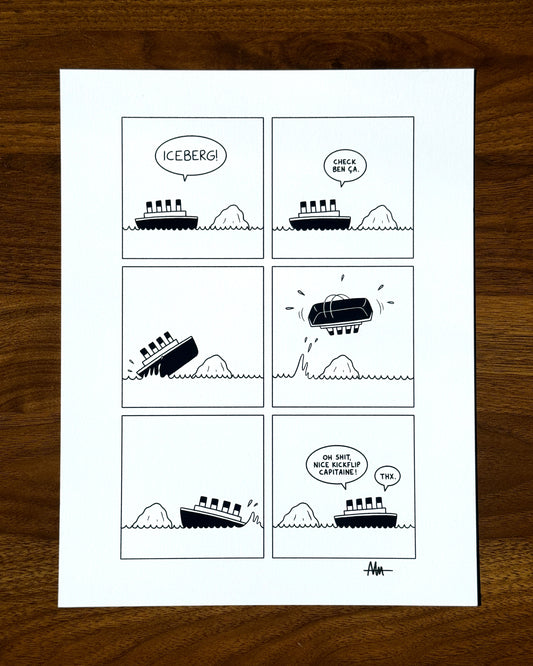 Print de "Titanic" (autographié)