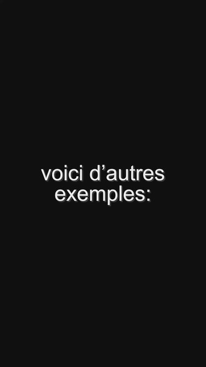 vidéo personnalisée...