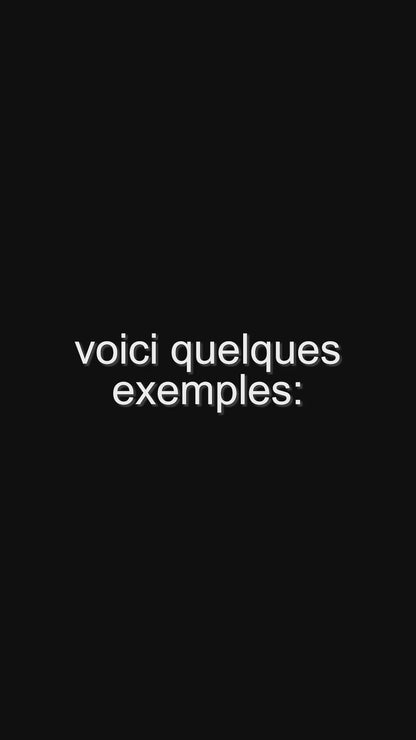 vidéo personnalisée...